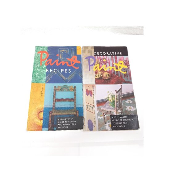 Decorative Paint  & Paint Recipes Book Lot - Picture 1 of 5
